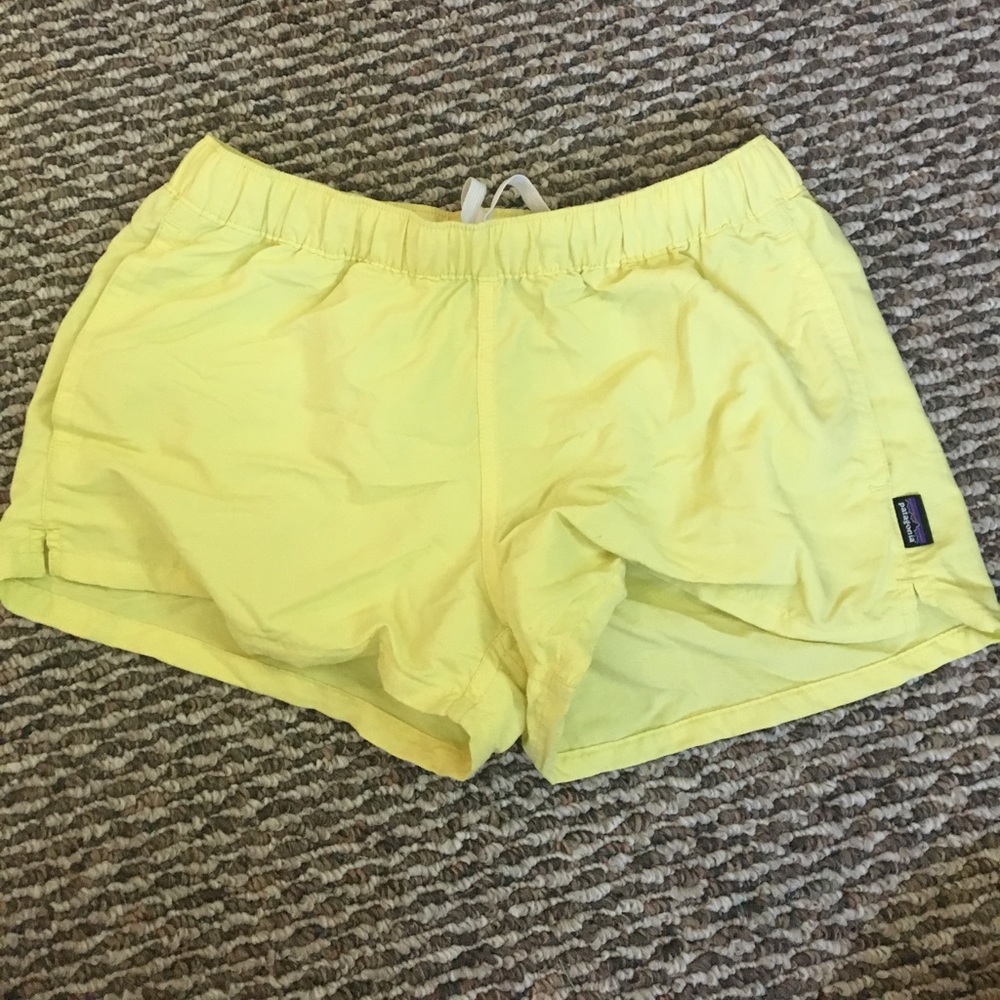 Yellow Patagonia Barely Baggies